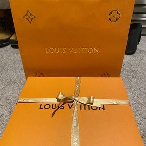 Louis Vuitton medium/large gift box and bag